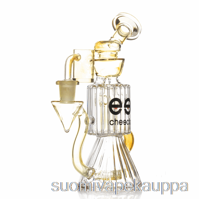 Vape Suomi Cheech Lasi Timanttiputkien Kierrätyslaite Dab Rig Keltainen